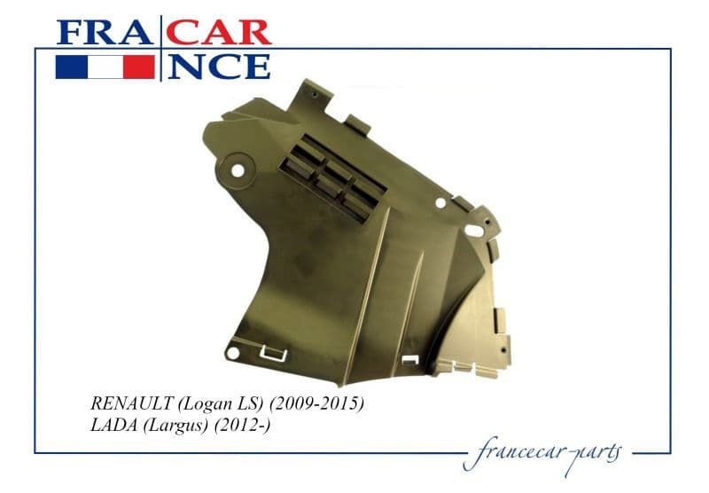 Защита бампера переднего левая 6001549324 RENAULT (Logan LS) (2009-2015) LADA (Largus) (2012-)