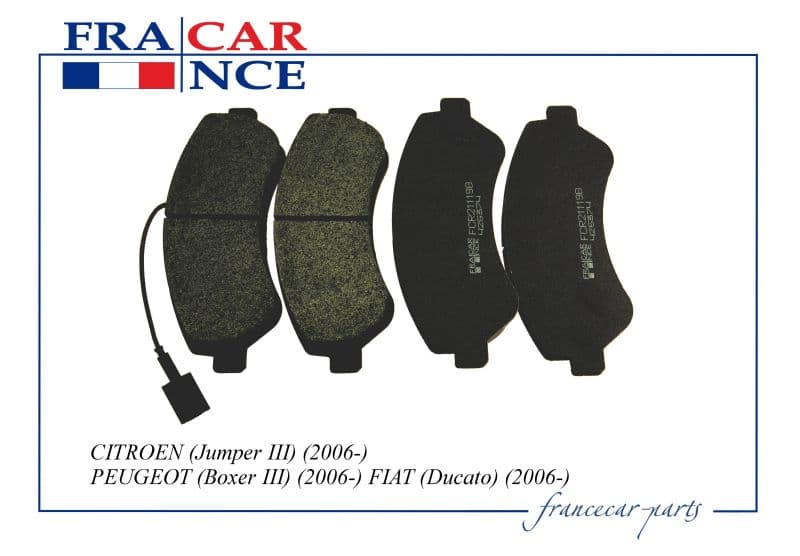 Колодка дискового тормоза 4253.74 CITROEN (Jumper III) (2006-) PEUGEOT (Boxer III) (2006-) FIAT (Ducato) (2006-)