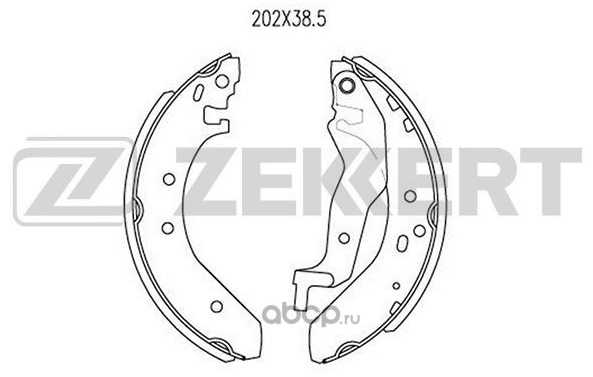 Колодки тормозные барабанные Honda (BK-4004)