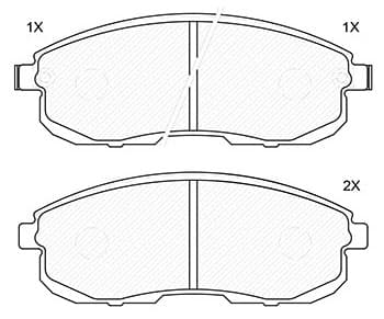 Колодки тормозные передние NISSAN JUKE, MAXIMA, TEANA, TIIDA, SUZUKI SX4